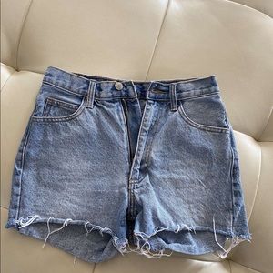 denim shorts